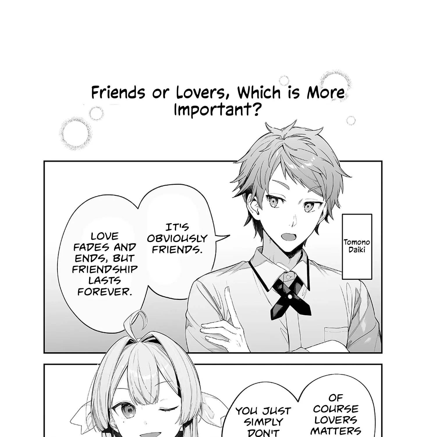 Friends or Lovers, Which is More Important? - 1 - image 1